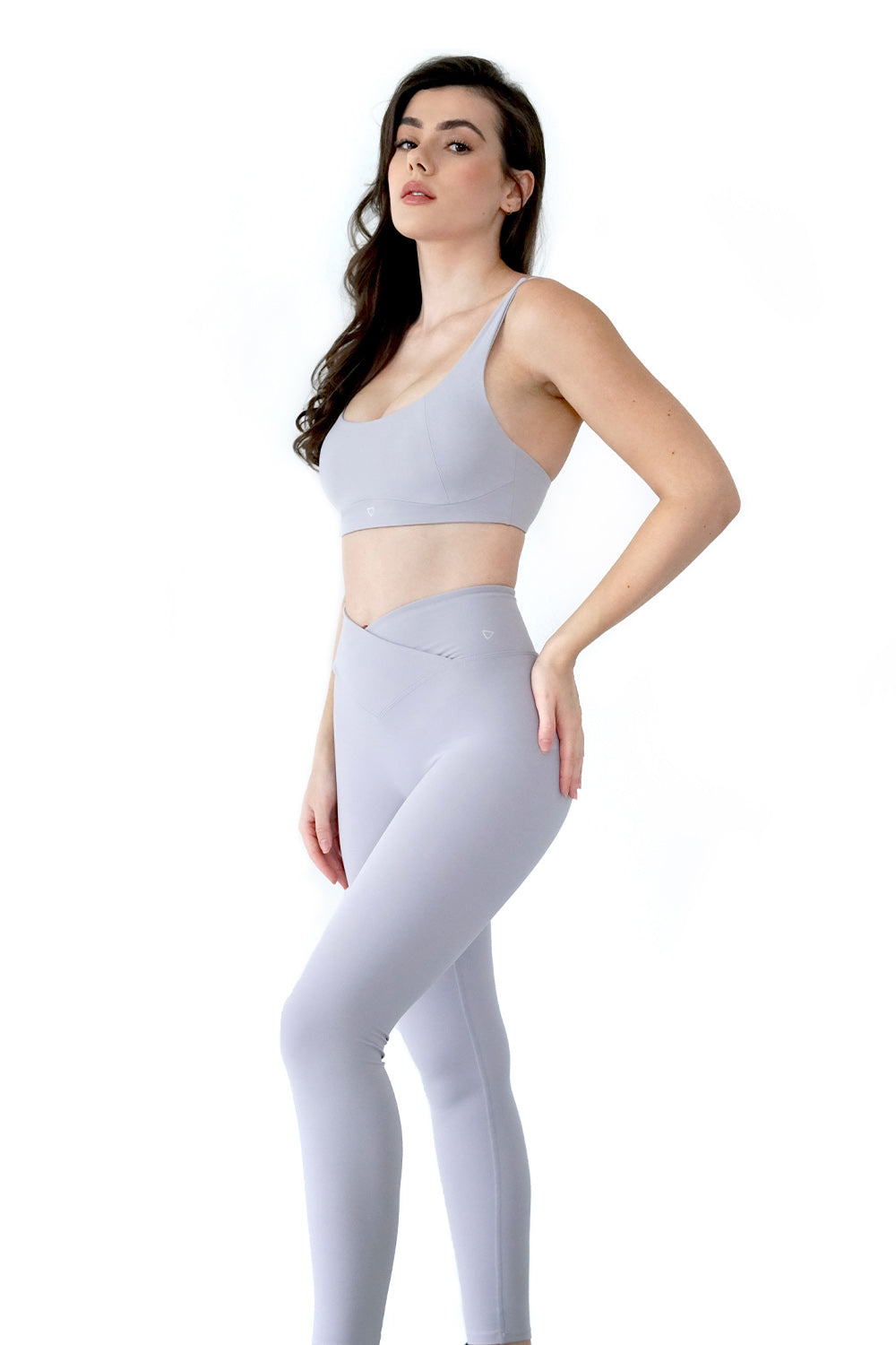 AVA Series V Band Lux Leggings - Lunar Gray